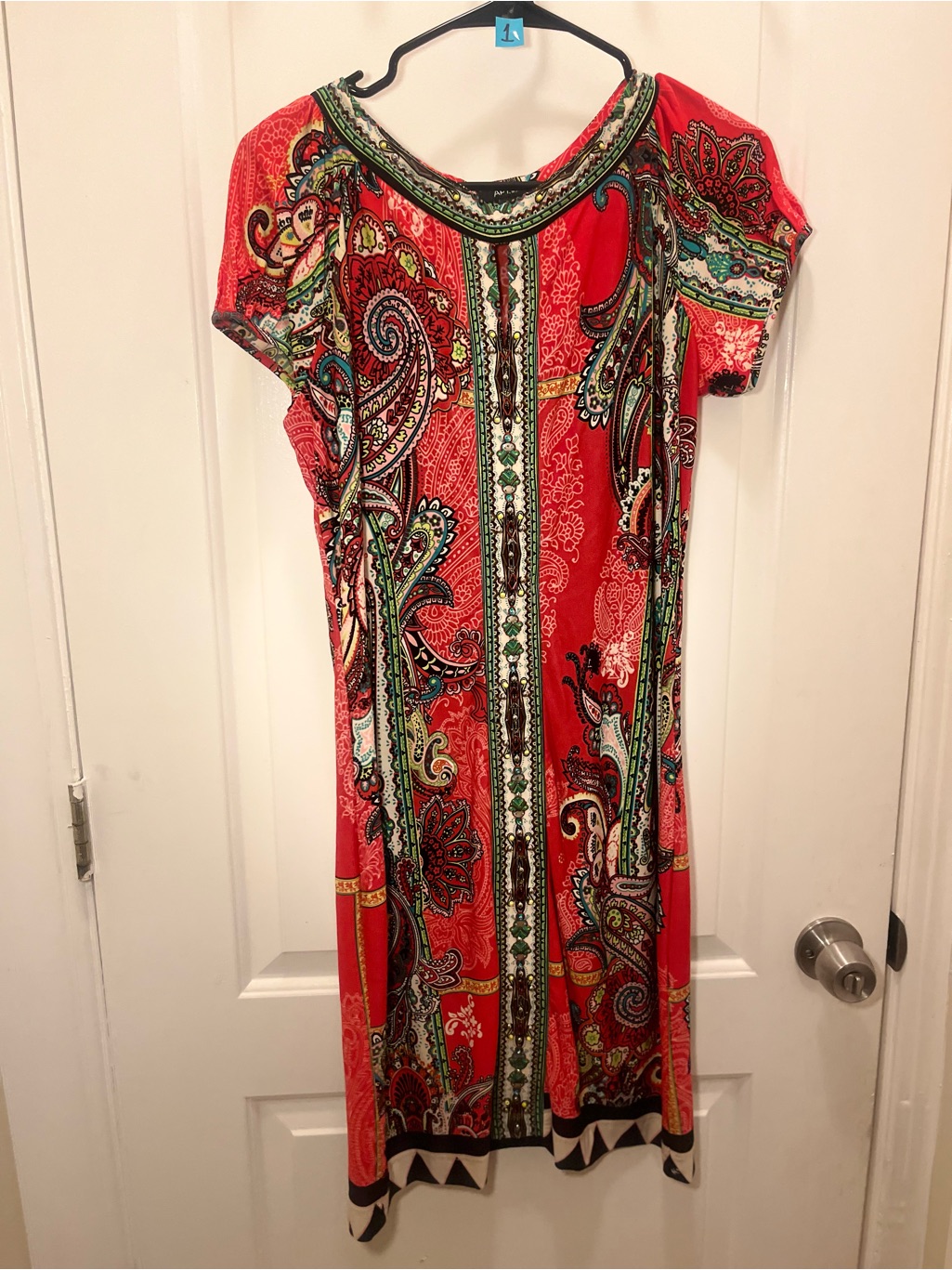 Pink Multicolored Maxi Dress